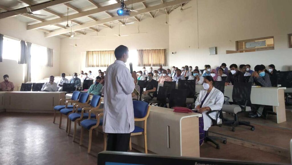 Training program on NABH Sri Dharmasthala Manjunatheshwara College of