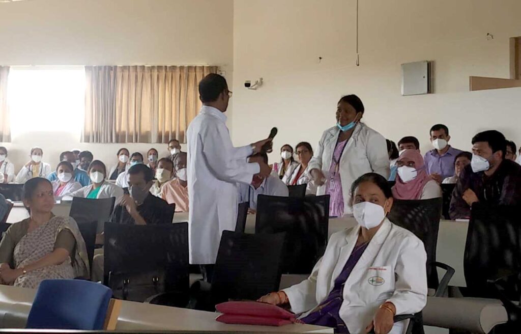 Training program on NABH Sri Dharmasthala Manjunatheshwara College of